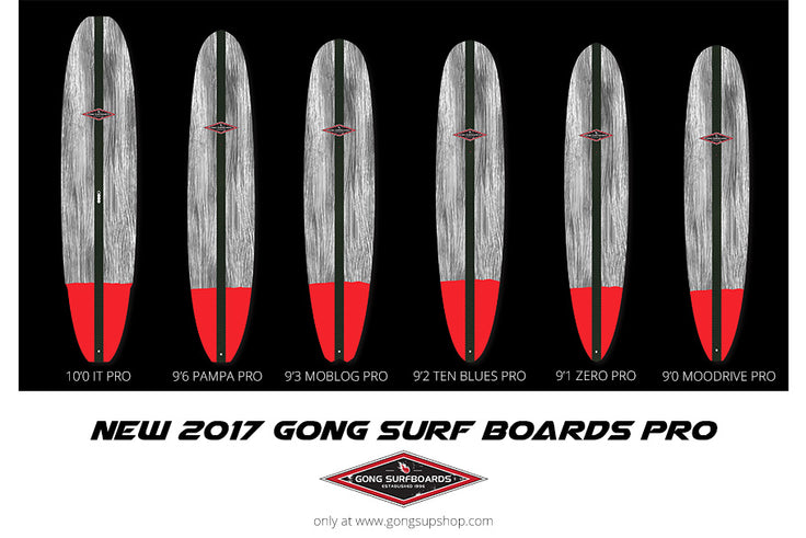 GEAR : new 2017 GONG Surf boards PRO !!!