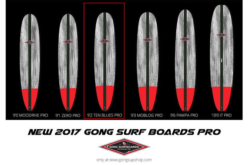 GEAR : new 2017 GONG Surf boards PRO !!!