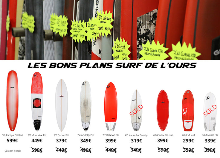 SHOP : great deals on surf boards !!!