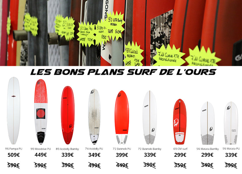 SHOP : great deals on GONG surf boards !!!