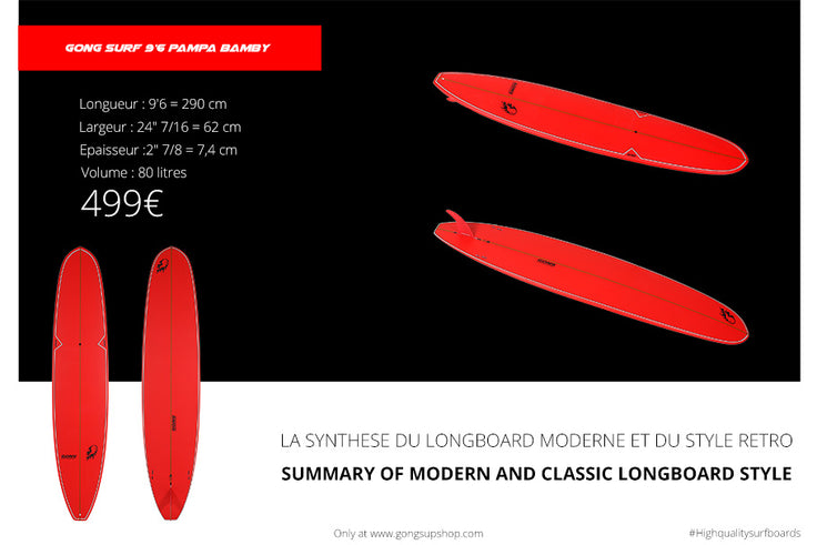 GEAR : 9'6 Pampa Bamby !!!