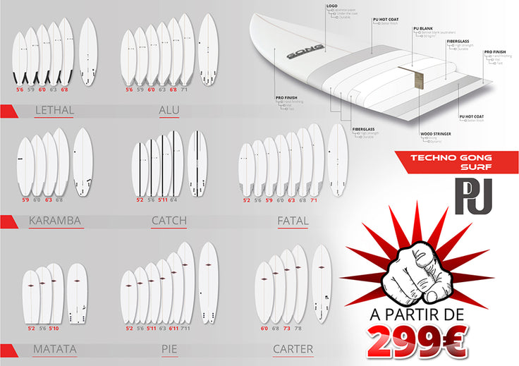 SHOP : new 2018 PU and EPS surf boards in stock !!!