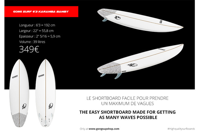 GEAR : 6'3 Karamba Bamby !!!