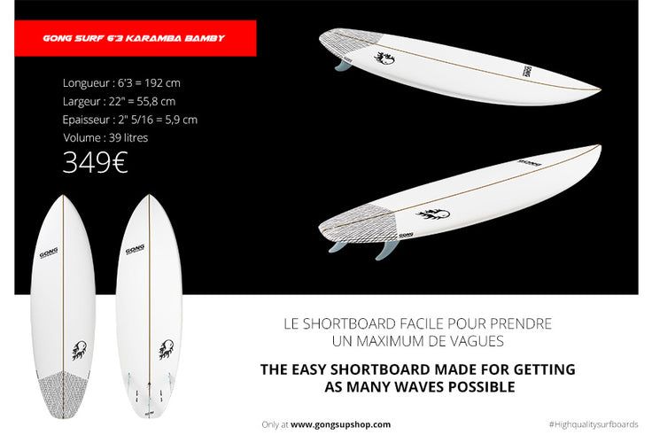 GEAR : 6'3 Karamba Bamby !!!