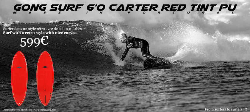 GEAR : 6'0 Carter red tint PU !!!