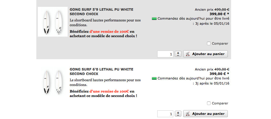 SHOP : PU boards at incredible price !!!