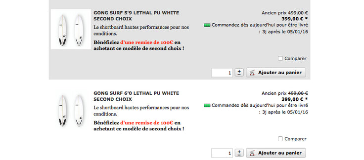 SHOP : PU boards at incredible price !!!
