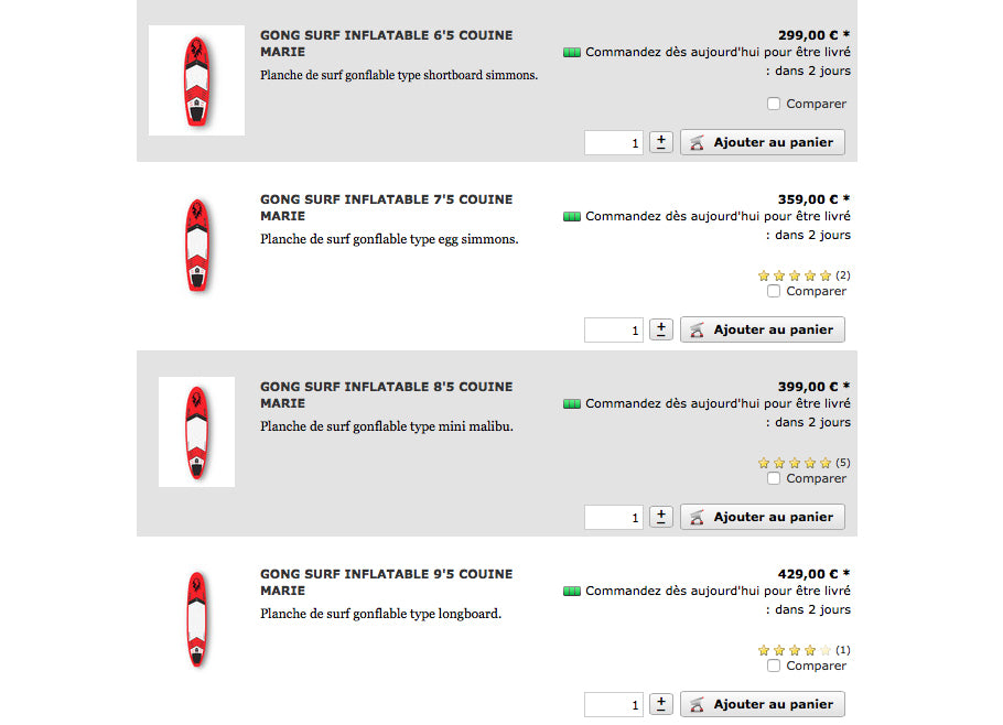 GEAR : inflatable surf boards !!!