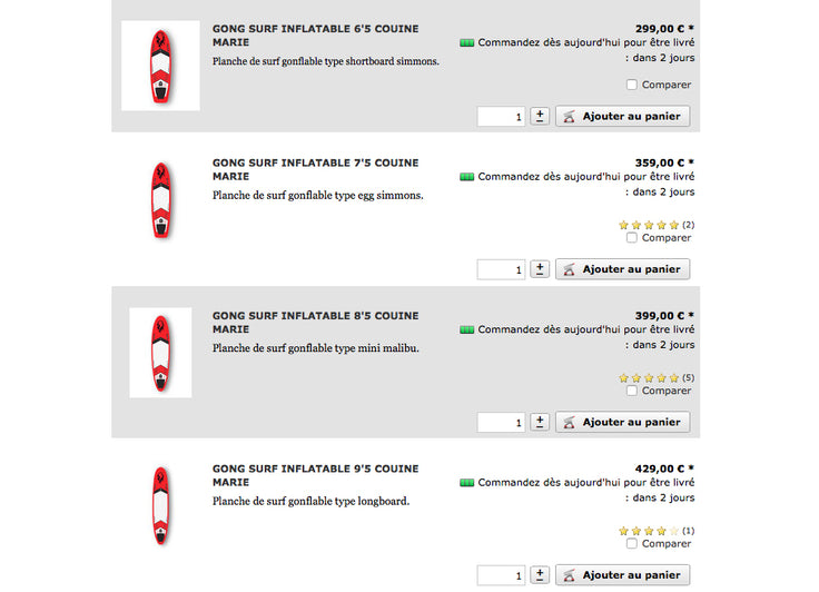 GEAR : inflatable surf boards !!!