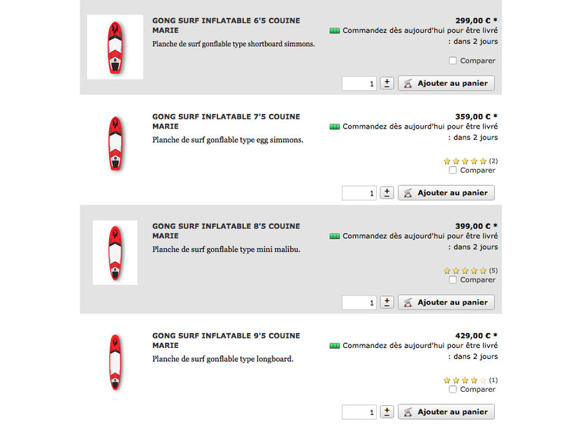 GEAR : inflatable surf boards !!!