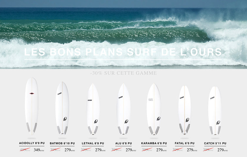 SHOP : 30% on surfboards made in Portugal !!!