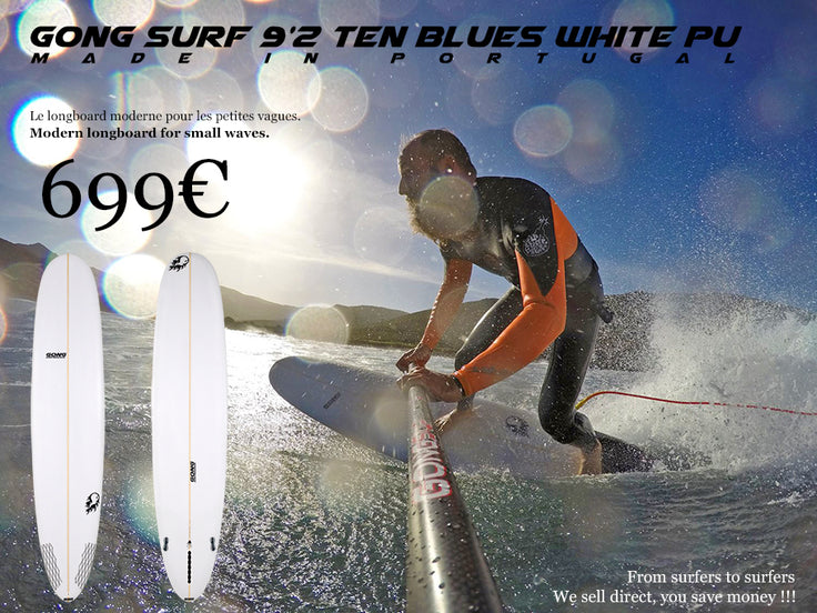 GEAR : 9'2 Ten Blues white PU !!!
