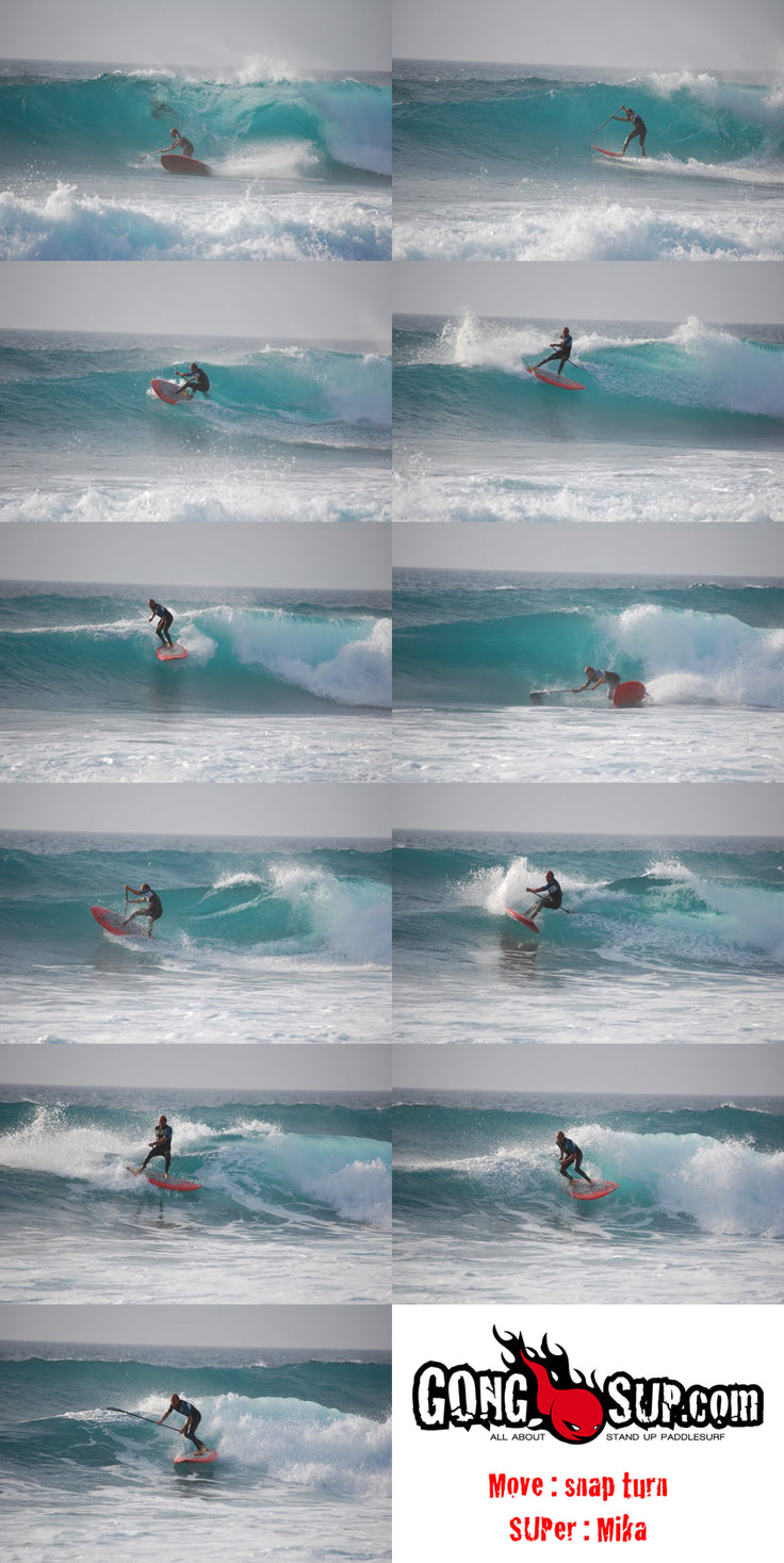 HOW TO : Snap turn a 5'9 SUP !!!