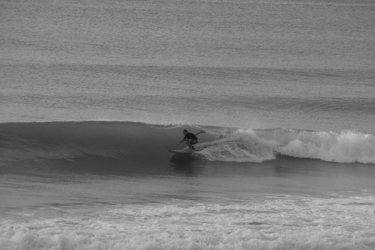 PHOTO : Jean en SUP sous le barrel !!!