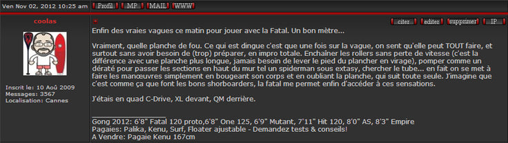 TEST : Fatal Pro by Coolas !!!
