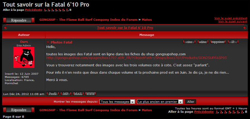GEAR : tofs Fatal 6'10 on line !!!