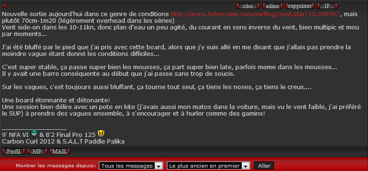 FORUM : test de la NFA 9' !!!
