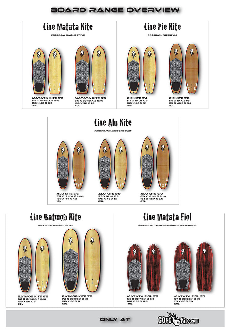 SHOP : new kiteboards GONG !!!