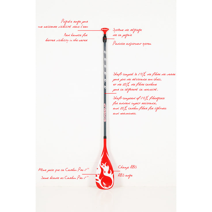 GEAR : paddle Carbon 20% !!!
