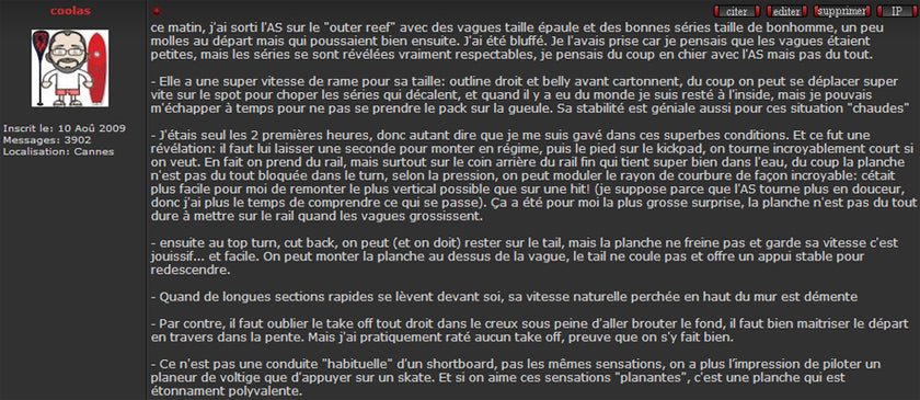 FORUM : all about the As !!!