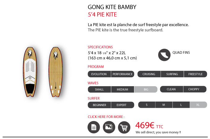 GEAR : feedback 5'4 Pie !!!