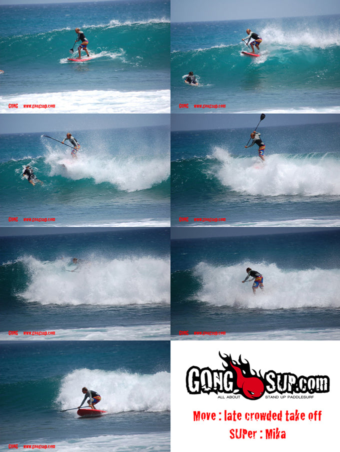 HOW TO : late take off with surfers !!!