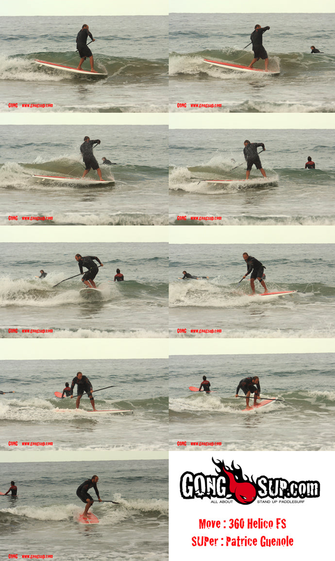 HOW TO : 360 Helico front side on a 9'2 Drops !!!