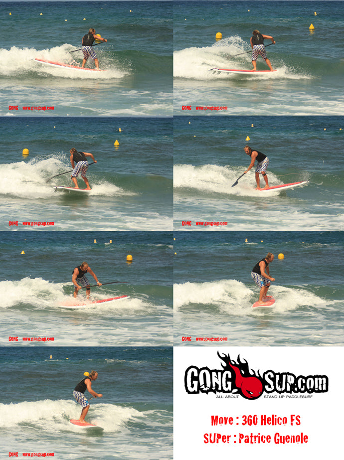 HOW TO : 360 Helico by l'Ours on a Drops 8'11 SUP !!!