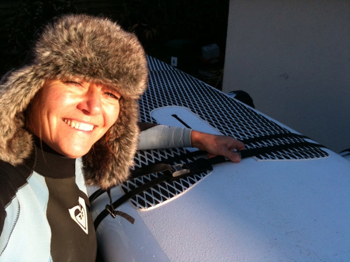 PHOTO : maman Ours au pole nord en SUP ;-)))
