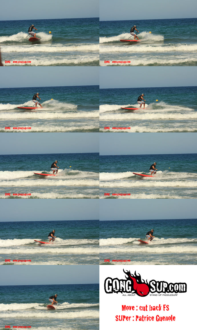HOW TO : cut back in very small waves on the 9'3 Androgene !!!