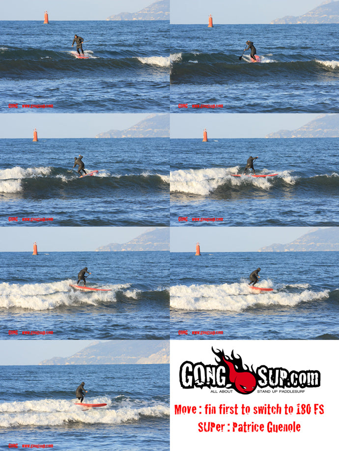 HOW TO : fin first to switch to 180° front side !!!
