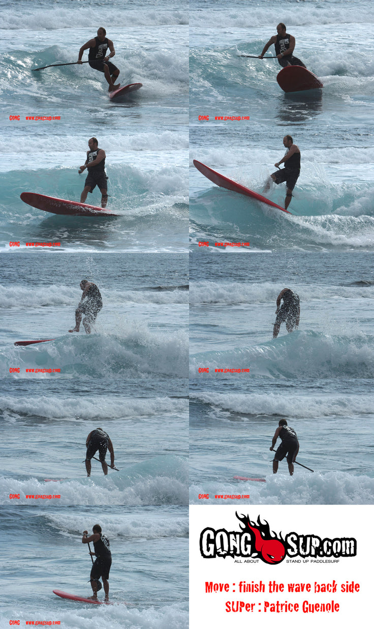 HOW TO : finish the wave back side.