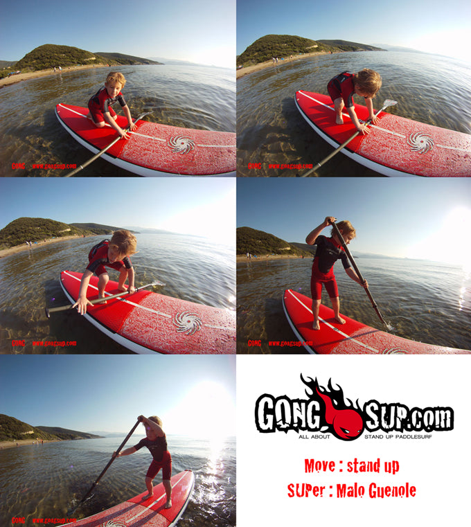 HOW TO : stand up on the board !!!
