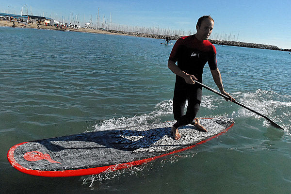 PHOTO : stretching SUP le matin...