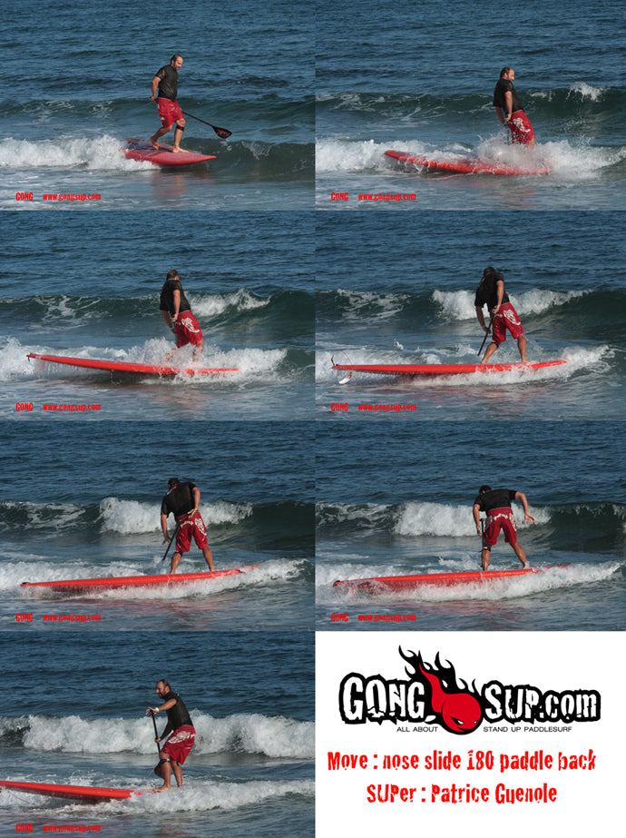HOW TO : nose slide 180 paddle back to switch !!!