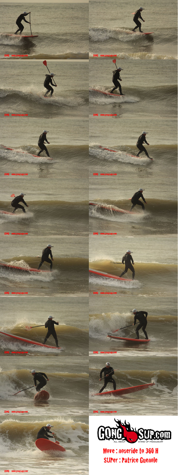 HOW TO : tenir les noses en stand up paddleboard ;-)))