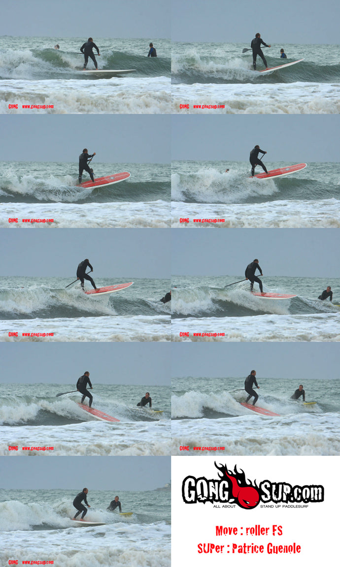HOW TO : tiny roller front side on a SUP Drops !!!