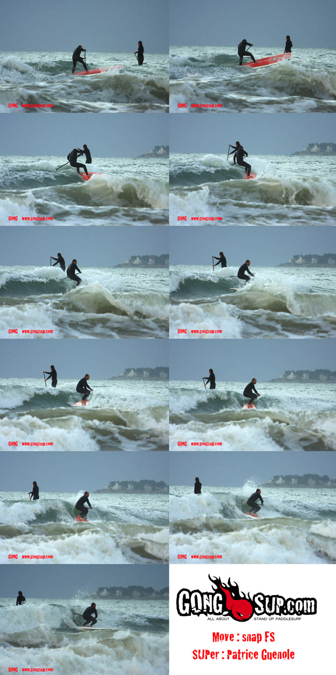 HOW TO : le snap front side en SUP Drops !!!