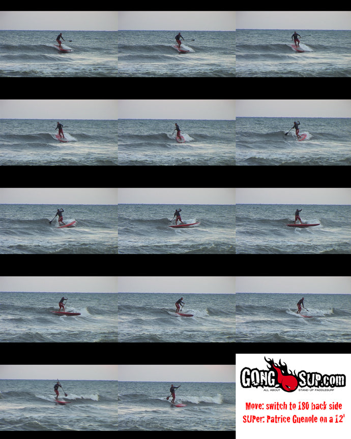 HOW TO : fin first to switch to 180° back side !!!