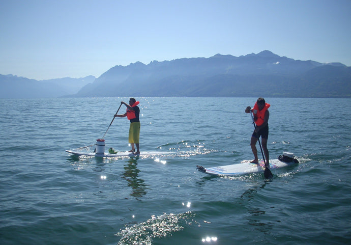SESSION : traversée du Léman en SUP pas cher !!!
