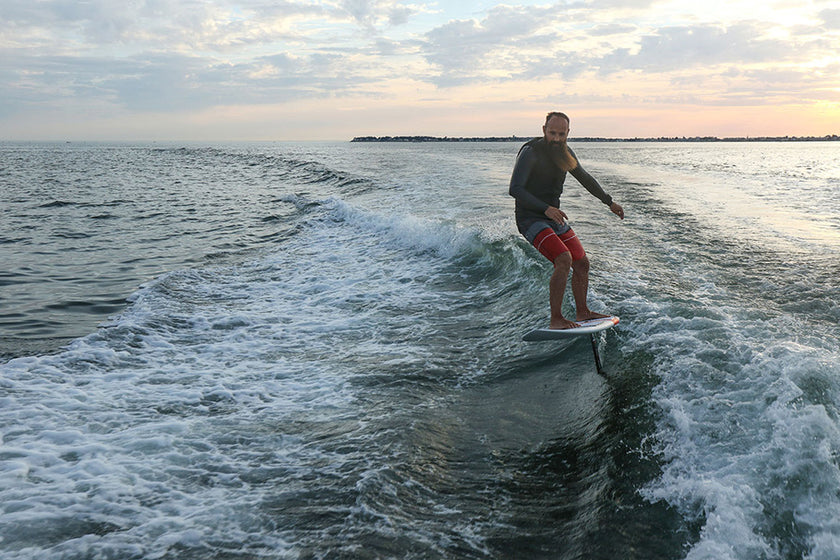 SESSION : wake surf foiling !!!