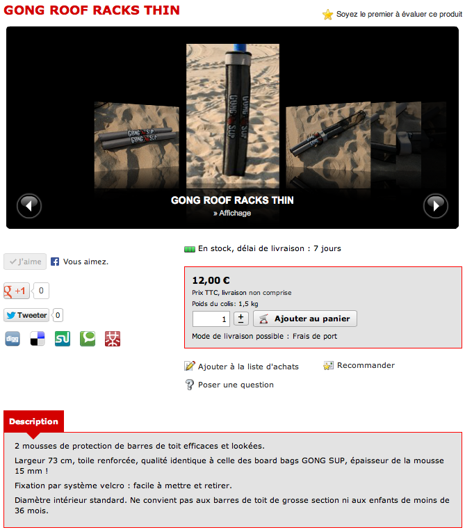 GEAR : nouvelles mousses !!!