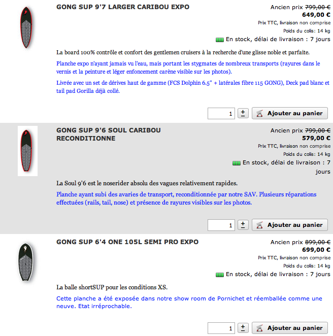 SHOP : bons plans de folie !!!