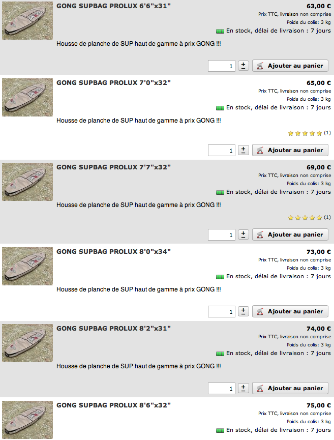 SHOP : boardbags en stock !!!