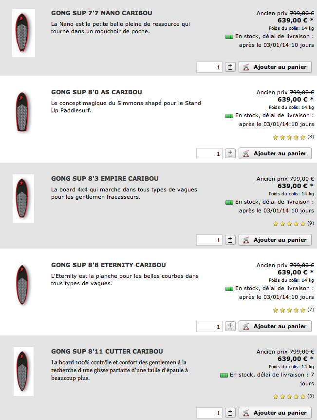 SHOP : bons plans on line !!!