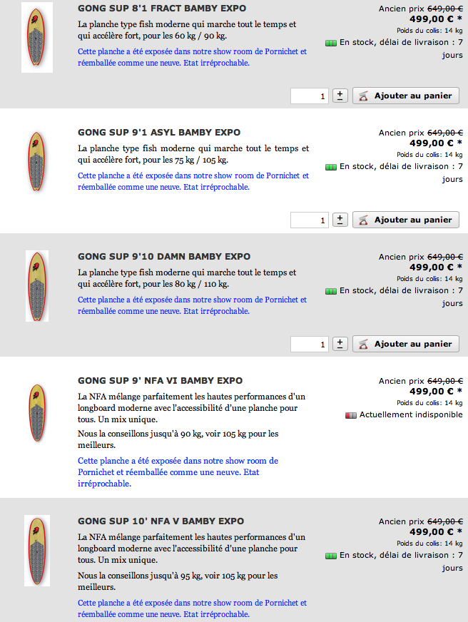 SHOP : bons plans on line !!!