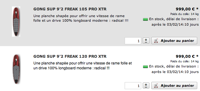 SHOP : new XTR on line !!!