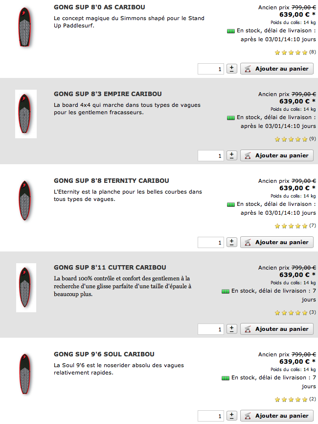 SHOP : bons plans de folie !!!