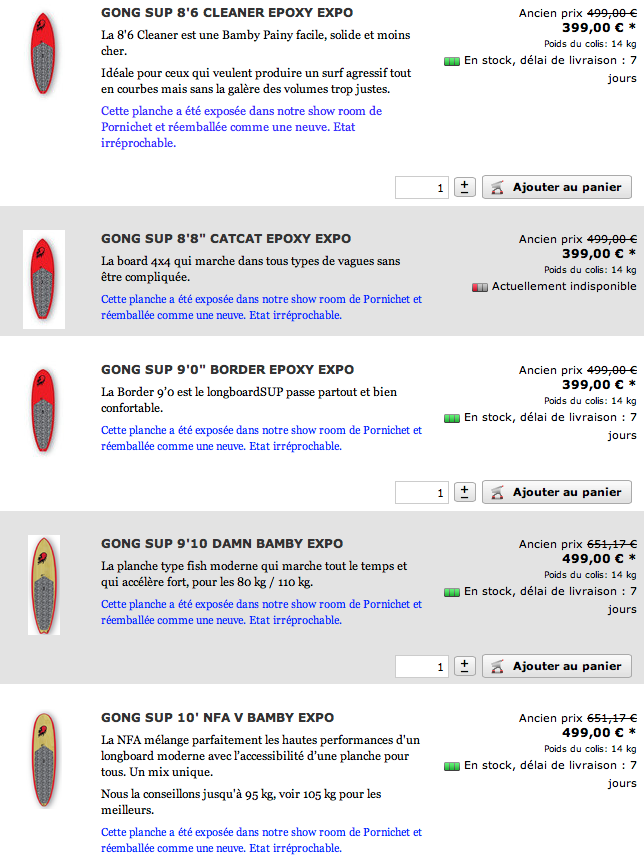 SHOP : bons plans de folie !!!