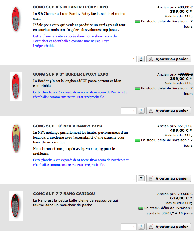 SHOP : bons plans de folie !!!